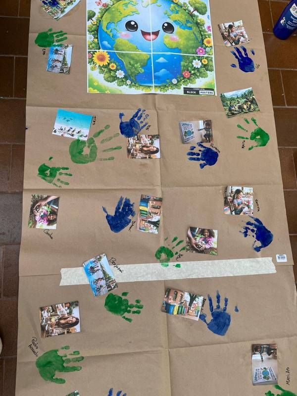 Niños explorando la tierra y conectándose con la naturaleza.